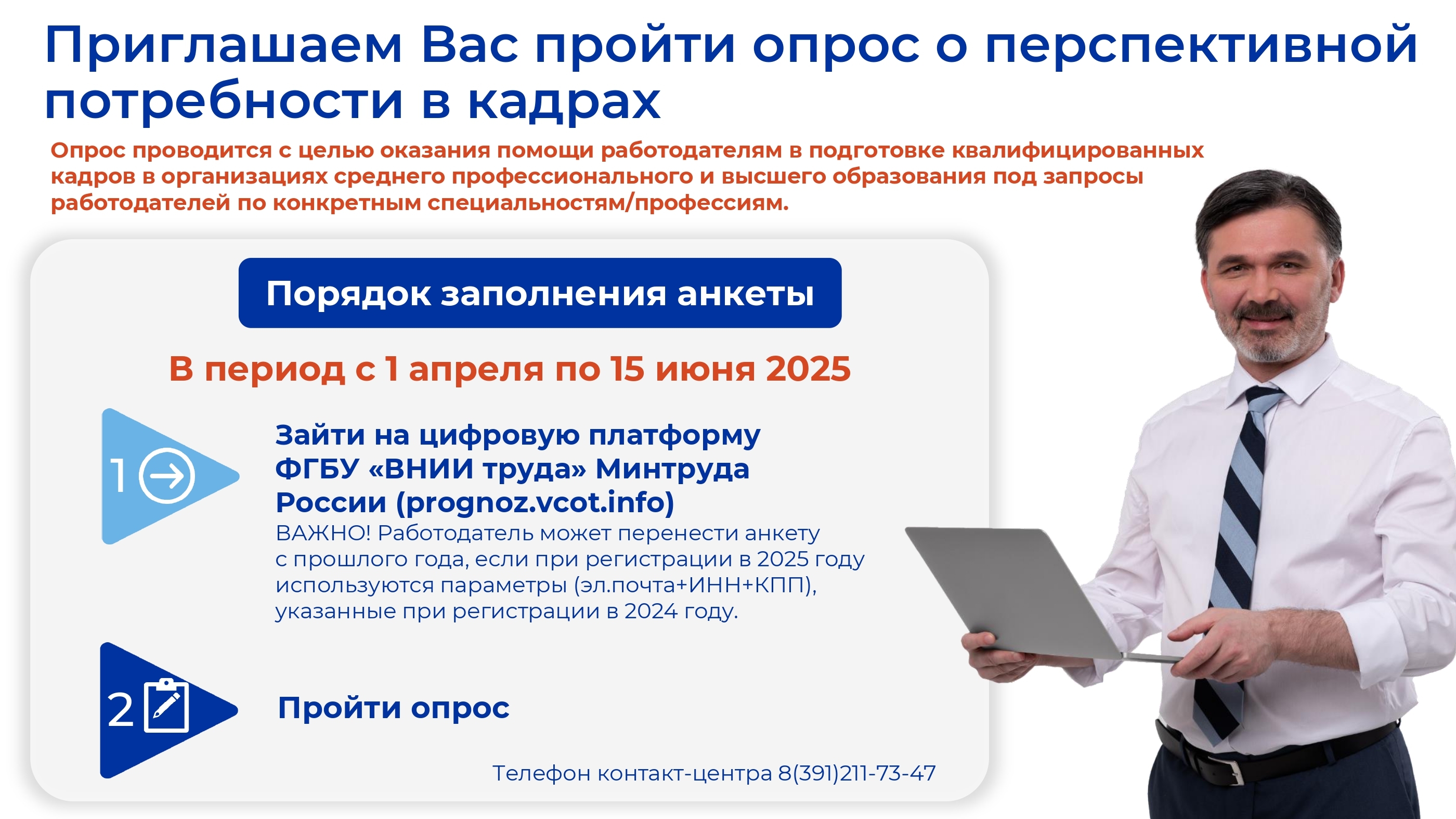 Опрос работодателей.